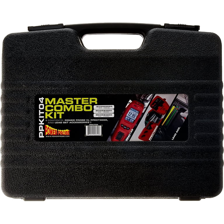 Power Probe, Power Probe IV Master Combo Kit, Red with Accessories