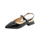 thumbnail image 4 of Flat Balerina Dama Color Negro Tacon Ancho Salamandra Correa negro 25, 4 of 6