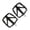 Black, variant on 1pair Nylons Mountain Bike Pedals Light weight Sealed Bearing Bicycles Pedals for Mountain and Road Cycling