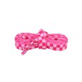 thumbnail image 2 of INSPIRE CHIC Two Color Checkered Flat Shoelaces Plaid Shoe Laces for Sneaker 1 Pair Rose Red and Pink 140cm/55.1", 2 of 4