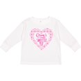 thumbnail image 3 of Inktastic Gran's Sweetie Pie with Pink Hearts Boys or Girls Long Sleeve Toddler T-Shirt, 3 of 5