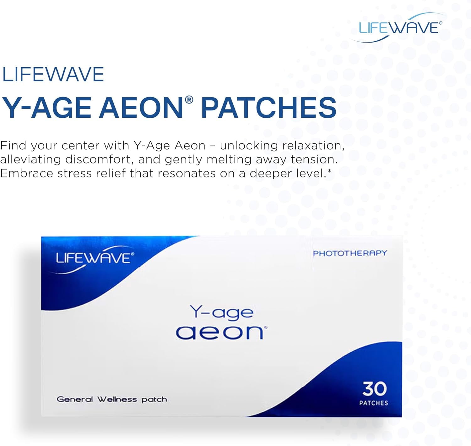LifeWave Y-Age Aeon Anti-Stress Patches – Restful Mind