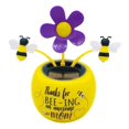 thumbnail image 2 of Shaking Head Dancing Apple Blossom solar power dancing Home Car Plastic Bobblehead Doll Yellow, 2 of 8