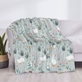 thumbnail image 3 of Rateoe Goose and Doodle Flowers Pattern Flannel Throw Blanket, Ultra-soft Blanket for Bed, Couch, Car, Hypoallergenic Anti-pilling blanket-50"x40"(Horizontal), 3 of 6