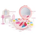 thumbnail image 1 of Little Girls Cosmetics Toy High Simulation Safe Kids Makeup Set for Pink, 1 of 4