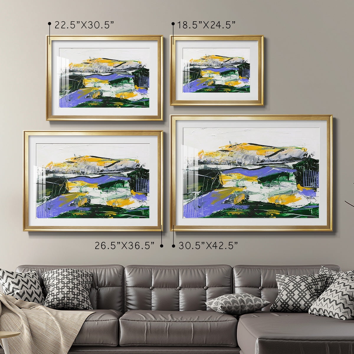 Silent Mountain I Premium Framed Print - Ready to Hang