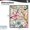 thumbnail image 4 of Stupell Industries Eclectic Colorful Garden Impressions Black Framed Giclee Art, 11 x 14, by Lisa Nohren, 4 of 8