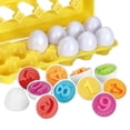 thumbnail image 3 of Juego de Huevos de Plástico Perfke Juguetes Educativos para Niños Pequeños, 3 of 3