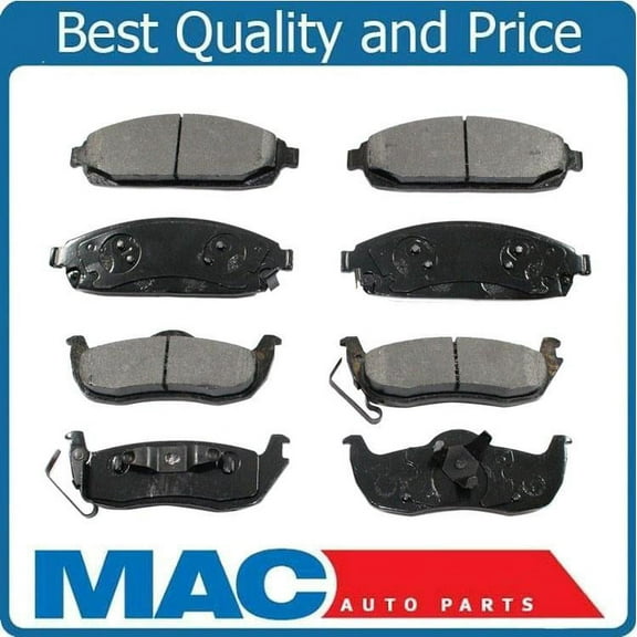 Front & Rear Ceramic Brake Pads for Jeep Grand Cherokee Commander 05-10