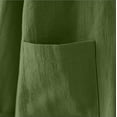 thumbnail image 5 of Endives Women's Linen Shirts Button Down Long Tunic Tops Plus Size Blouse With Pockets, 5 of 6