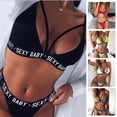 thumbnail image 2 of Ropa interior S~3xl talla grande 2 piezas bikini Sexy Para mujer yoga/deportespangjing, 2 of 4