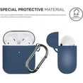 thumbnail image 3 of Airpods Protective Sleeve Silicone Holster Protective Sleeve Is Fully Protected, Durable, Shockproof with Keychain Compatible with Apple Airpods 2 and 1 Charging Cases, 3 of 6