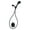 Black, variant on Wowow Single Handle 7-Spray Shower Faucet 1.8 GPM with Detachable Handheld Shower Head in Black