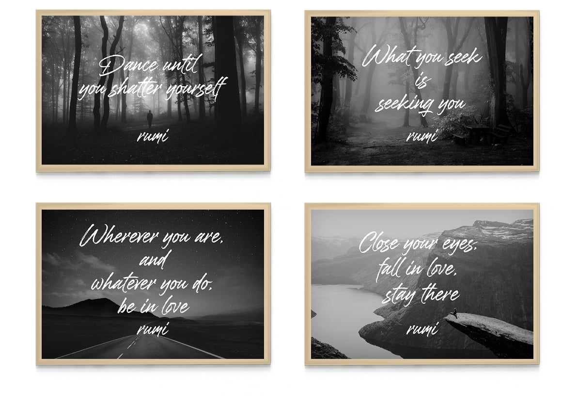Palace Learning Bathroom Decor Funny Quotes and Sayings Wall Art Prints Set of 9 