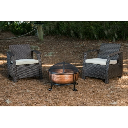 Fire Sense - Palermo Wood Burning Fire Pit - Copper
