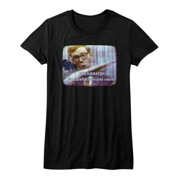 Hai Karate Vintage TV Black Junior Women's T-Shirt
