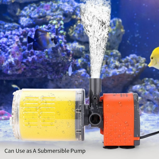 Ludlz Submersible Fish Tank 3 in 1 Filter Pump Oxygen Supply Water Circulation Device