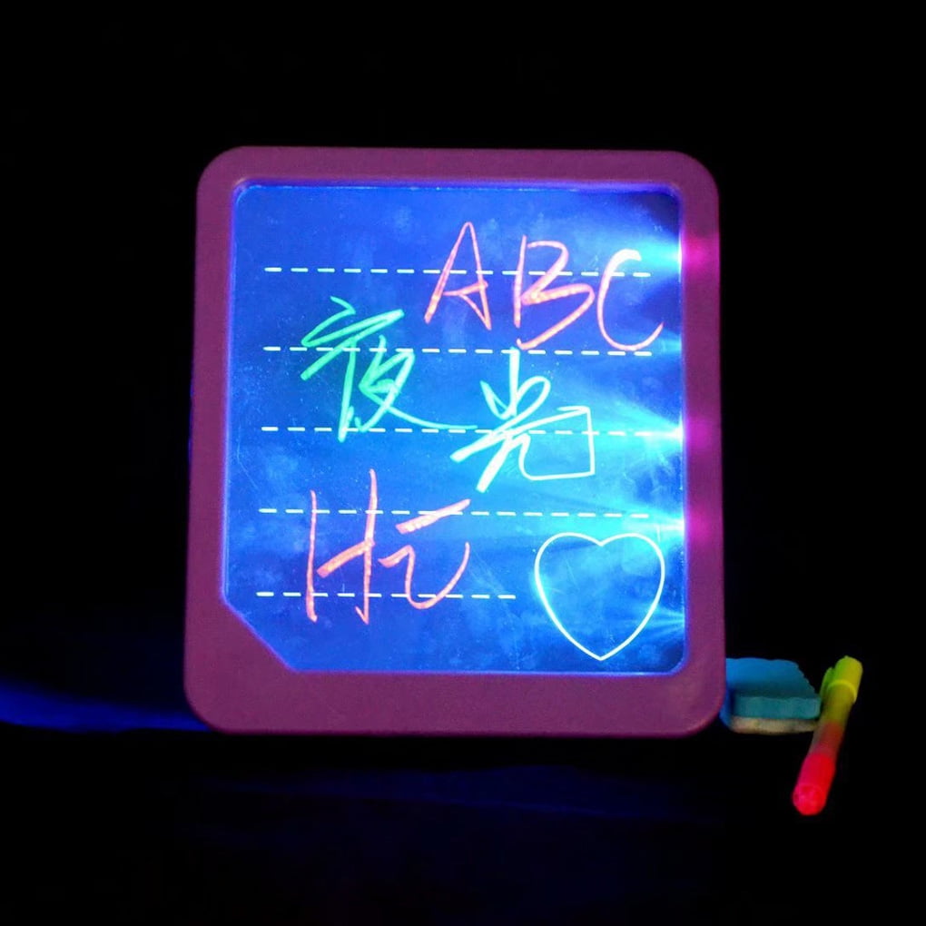 TureClos Magic Drawing Pad LED Writing Board Plastic Art Magic