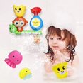 thumbnail image 4 of Baby Bath Toy Monkey Starfish Flow Spout Makes Litter Spinning, 4 of 5