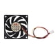 thumbnail image 1 of Internal 12V 3 Pin CPU Fan Cooler Fan for PC 70x70x15mm, 1 of 5