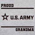 thumbnail image 3 of CafePress - Proud Army Grandma Black Long Sleeve T Shirt - Womens Baseball Tee, 3 of 4
