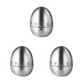 thumbnail image 3 of Guardoinrt Kitchen Timer Steel Egg Timing Tools Metal Manual Alarm Clock Sports 3Set, 3 of 6