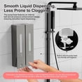 thumbnail image 3 of Dispensador de champú y acondicionador Aeakey de 800 ml para montaje en pared, 3 of 3