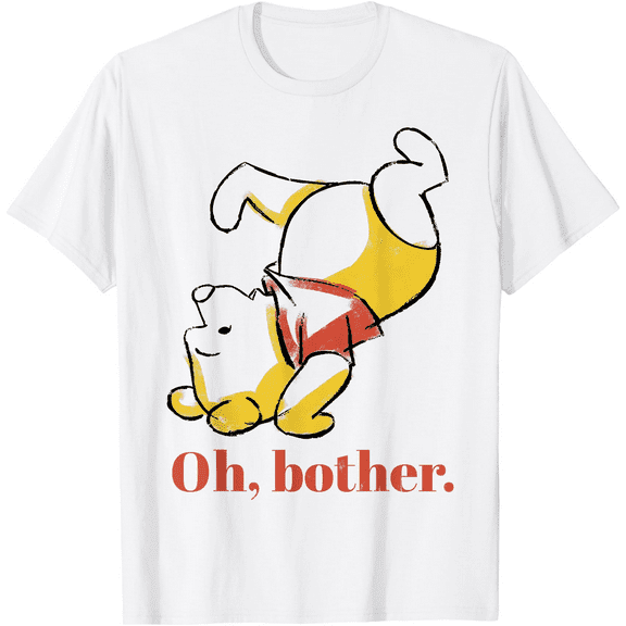 Winnie The Pooh Oh Bother Sketch Unisex Softstyle T-Shirt for Men Women Kids