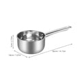 thumbnail image 3 of FELTECHELECTR Cucharón de agua de cocina Cuchara de agua doméstica Cuchara de acero inoxidable Cuchara para olla de comida, 3 of 6