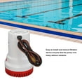 thumbnail image 3 of 1500GPH Bilge Pump Versatile Protective Silent Operation DC Micro Drain Pump Suitable for Pond Swimming Pools Spas, 3 of 8