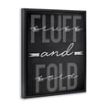 thumbnail image 4 of Fluff & Fold Black Minimal Black Framed Floater Canvas Wall Art, design by Marcus Prime, 4 of 10