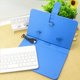 thumbnail image 2 of Bearachild Teclado de teléfono móvil Bluetooth 2 en 1 con funda, teclado inalámbrico, funda protectora de cuero PU para teléfonos de 4,8 a 6,8 Teléfono y Comunicación Azul oscuro, 2 of 6