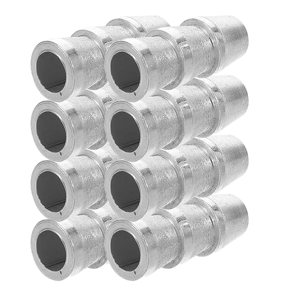 BEADCEST 8Pcs Round Iron Handle Wedges Plated Silver Metal Wedge for Fixing Axes Hammers and Farm Tools