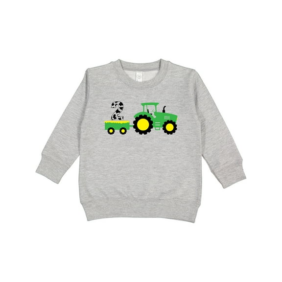 Inktastic Farm Tractor 2nd Birthday Toddler Sweatshirt