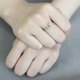 thumbnail image 5 of Women's Stainless Steel No Plating CZ Yellow Topaz Engagement Ring, 5 of 5