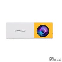 Mini Android LED Projector, 1080P Supported Portable Outdoor Movie Projector With Bluetooth, 300" Display, 400-600 Lumens, Built-in Speaker For Home Theater, Camping, Backyard, Office Presentations