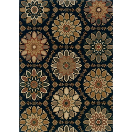 Sphinx Kasbah Area Rug 3763C Blue Daisy Flowers 3  10  x 5  5  Rectangle Manufacturer: Sphinx RugsCollection: Kasbah RugsStyle:Kasbah: 3763C Blue Specs: 100% NylonOrigin: Made in United StatesThe Kasbah Area Rug collection from Sphinx by Oriental Weavers is an exciting collection of carpets that feature unique designs and rich color. These 100% Nylon area rugs are space-dyed in a collection of colors including tangerine  mustard  indigo blue and ivory. Offering a combination of abstract art looks  tiled motifs and modern tribal elements this collection is perfect for bringing a global feel to your home.