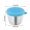 Blue, variant on VQPeo Stainless Steel Dipping Cup, Portable Outdoor Sauce Bowl, Tape Covered Seasoning Jar for Picnics & BBQ Use