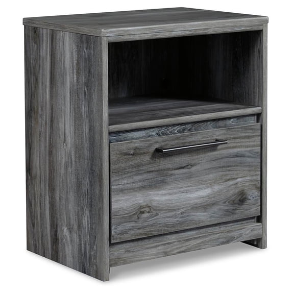 Signature Design by Ashley Casual Baystorm Nightstand, Gray
