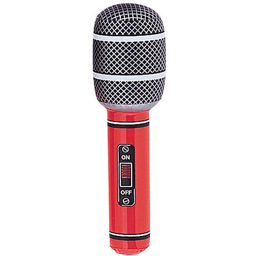 Inflatable Superstar Assorted Microphone-Choices may vary #327321 