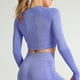 thumbnail image 4 of Crop Top Yoga TFixol Azul M, 4 of 6