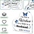 thumbnail image 4 of Memorial Gifts for Loss of Husband In Memory of Husband Acrylic Plaque for Friends Sympathy Gifts for Loss of Husband Remembrance Funeral Condolence Loss Memorial Keepsake 4x4 inch, 4 of 7