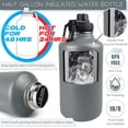 thumbnail image 3 of Botella DEFUNX de acero inoxidable aislada de 1.9 litros con funda, 3 of 3