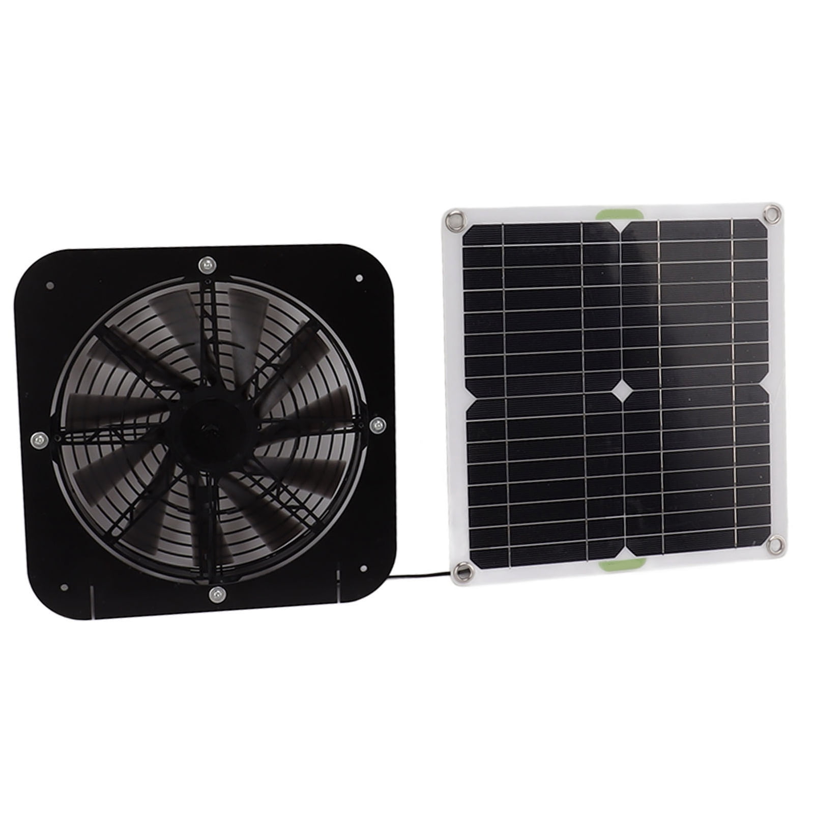 RYUJNDK Monocrystalline Solar Panel Waterproof Exhaust Fan Cooling Ventilation for Pet Houses Greenhouses and Sheds