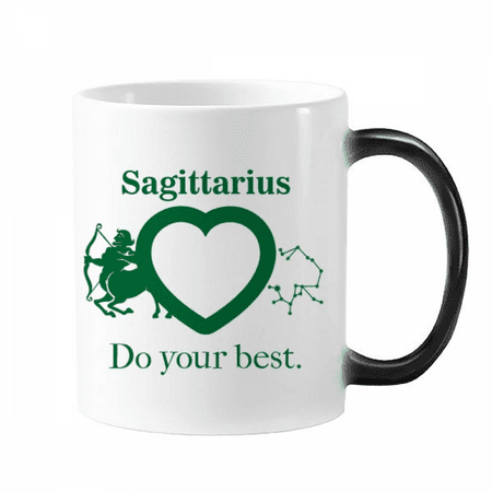 

Motivation Constellation Love Sagittarius Mug Changing Color Cup Morphing Heat Sensitive 12oz
