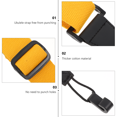 thumbnail image 3 of CTIRCHIU Electric Guitar Yellow Strap for Easy Use 1Pack, 3 of 5