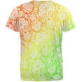 thumbnail image 2 of Cinco de Mayo Crazy Sugar Skull Pattern All Over Mens T Shirt Multi 2XL, 2 of 2