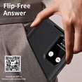 thumbnail image 7 of Allytechgroup Flip Case for Samsung Galaxy S22 with Credit Card Slot, PU Leather Wallet Phone Case Military Grade Drop Protection Shockprppf Bumper for Samsung Galaxy S22, Black, 7 of 7