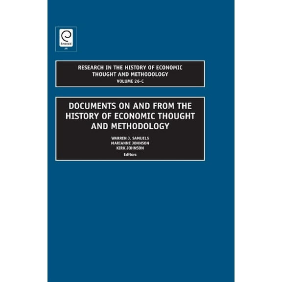 Documents on and from the History of Economic Thought and Methodology, (Hardcover)