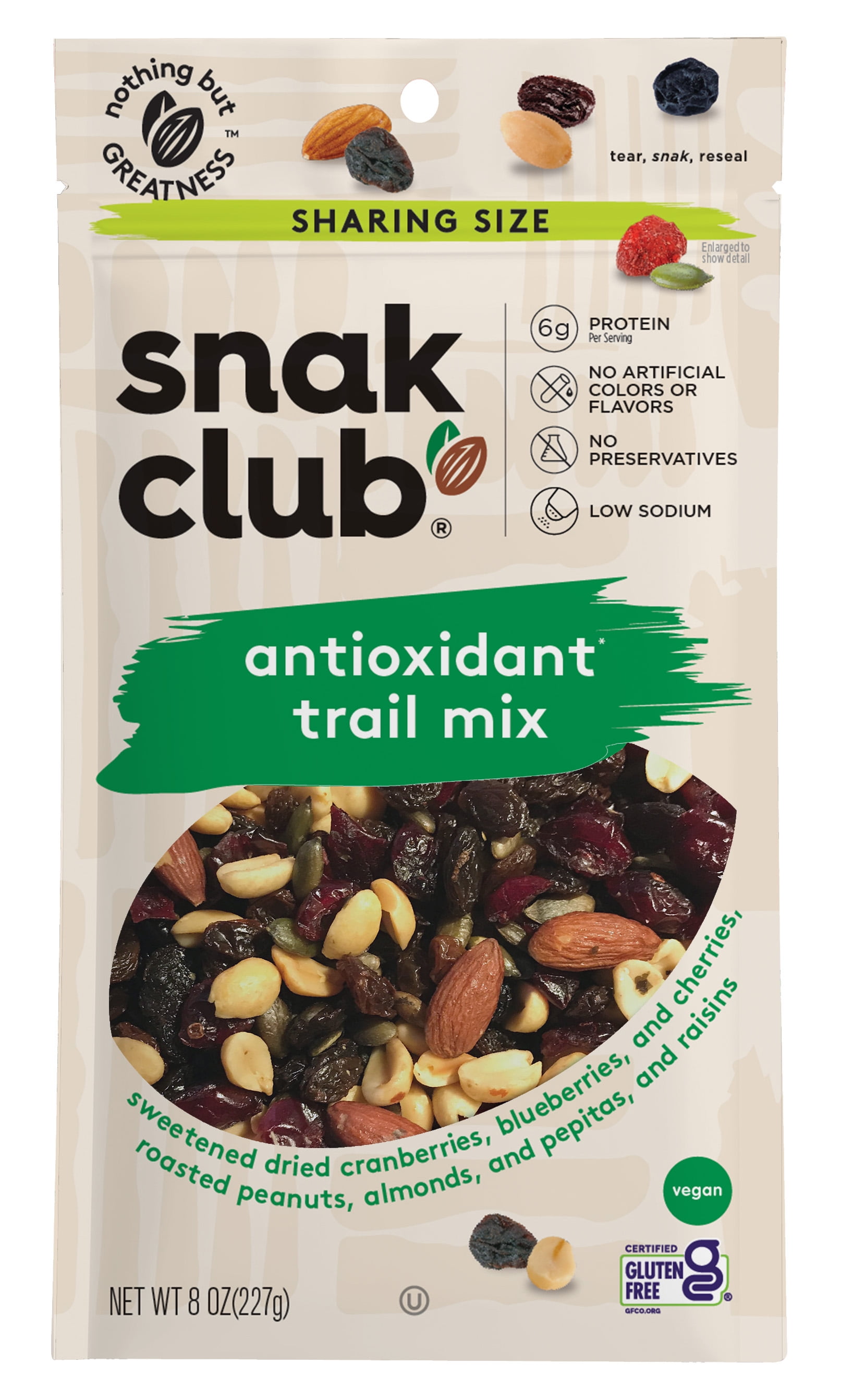 Snak Club Super Value Antioxidant Trail Mix, 8.00 oz